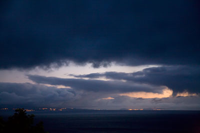 Nach dem Sonnenuntergang (São Jorge, Azoren)