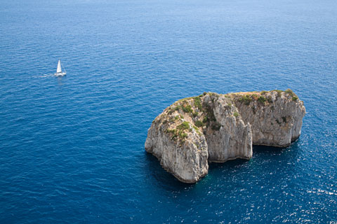 Scoglio del Monacone (Capri, Italien)