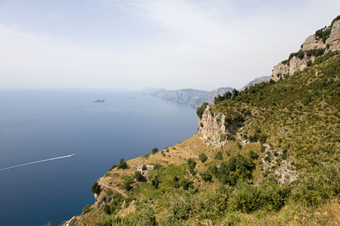 Sentiero degli Dei (bei Praiano, Italien)