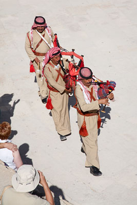 Traditionelle Musikgruppe (Jerash, Jordanien)