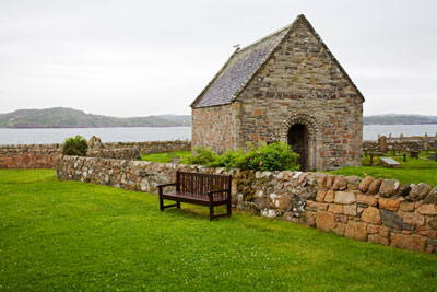 Iona: St Oran's Chapel und historischer Friedhof