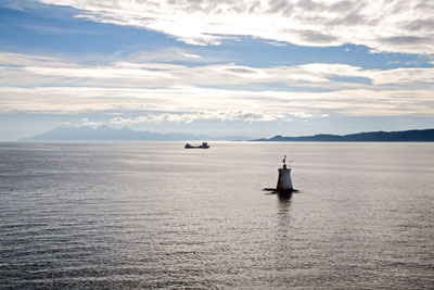 Sound of Sleat mit Isle of Rum und Isle of Skye